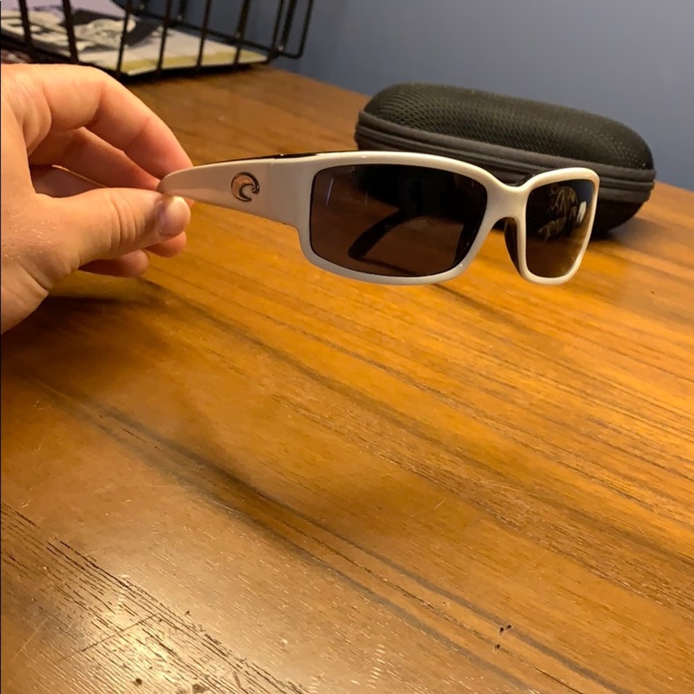 Costa Del Mar Caballito polarized sunglasses white